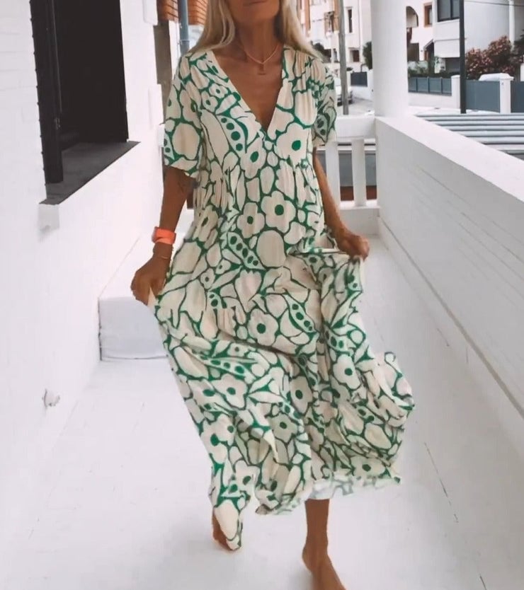 Isabella | Printed Day Charm Dress