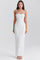 Liana | Elegant Floral Lace Dress - White