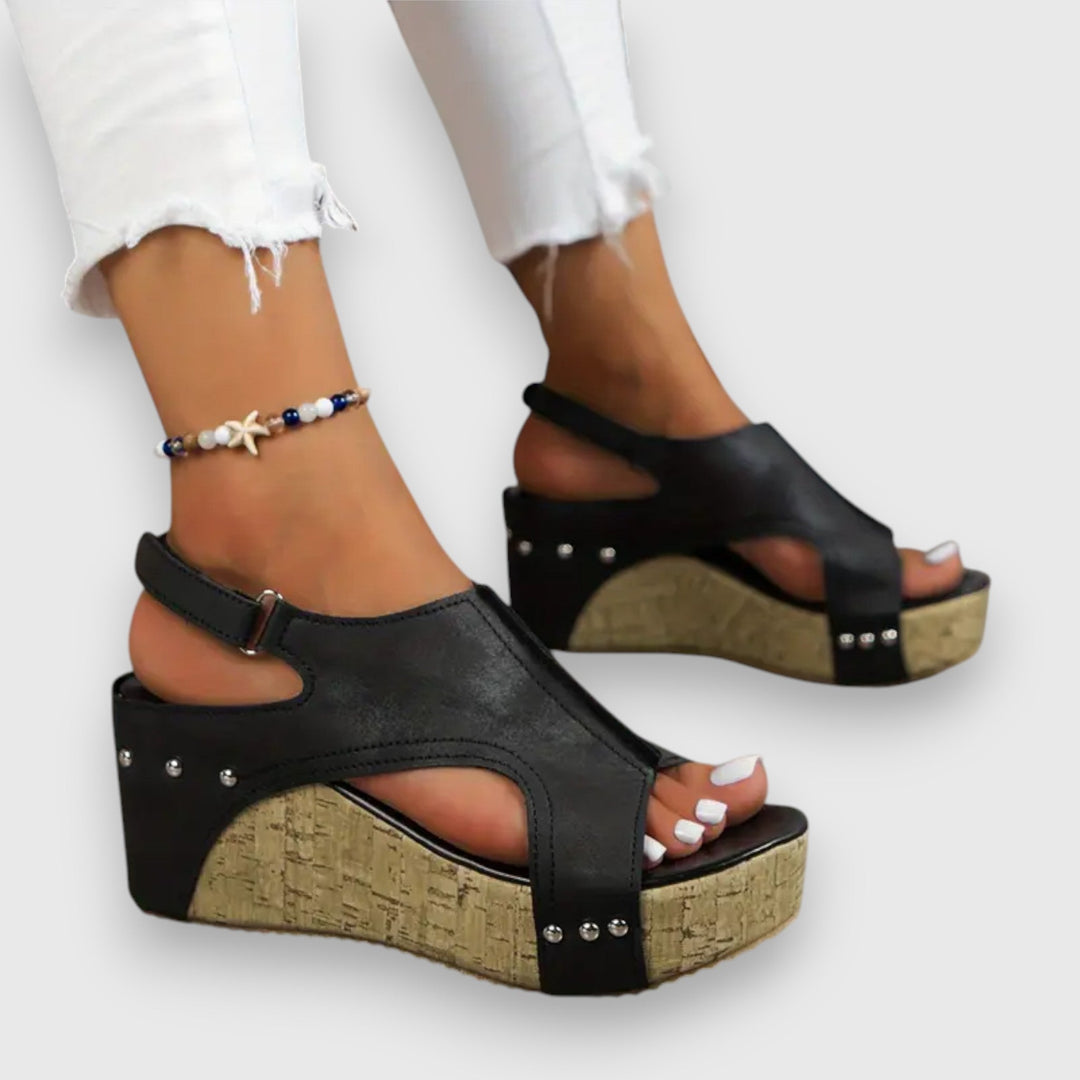 Mia | Retro Platform Sandals