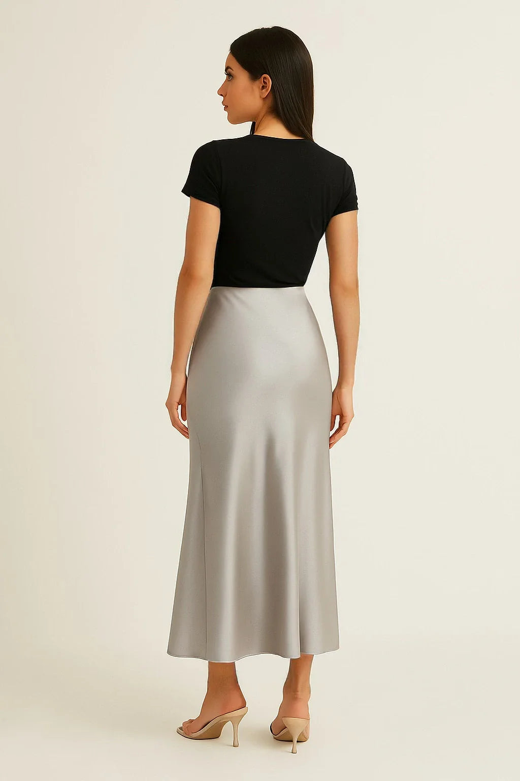 Muse – The Iconic Silky Midi Skirt