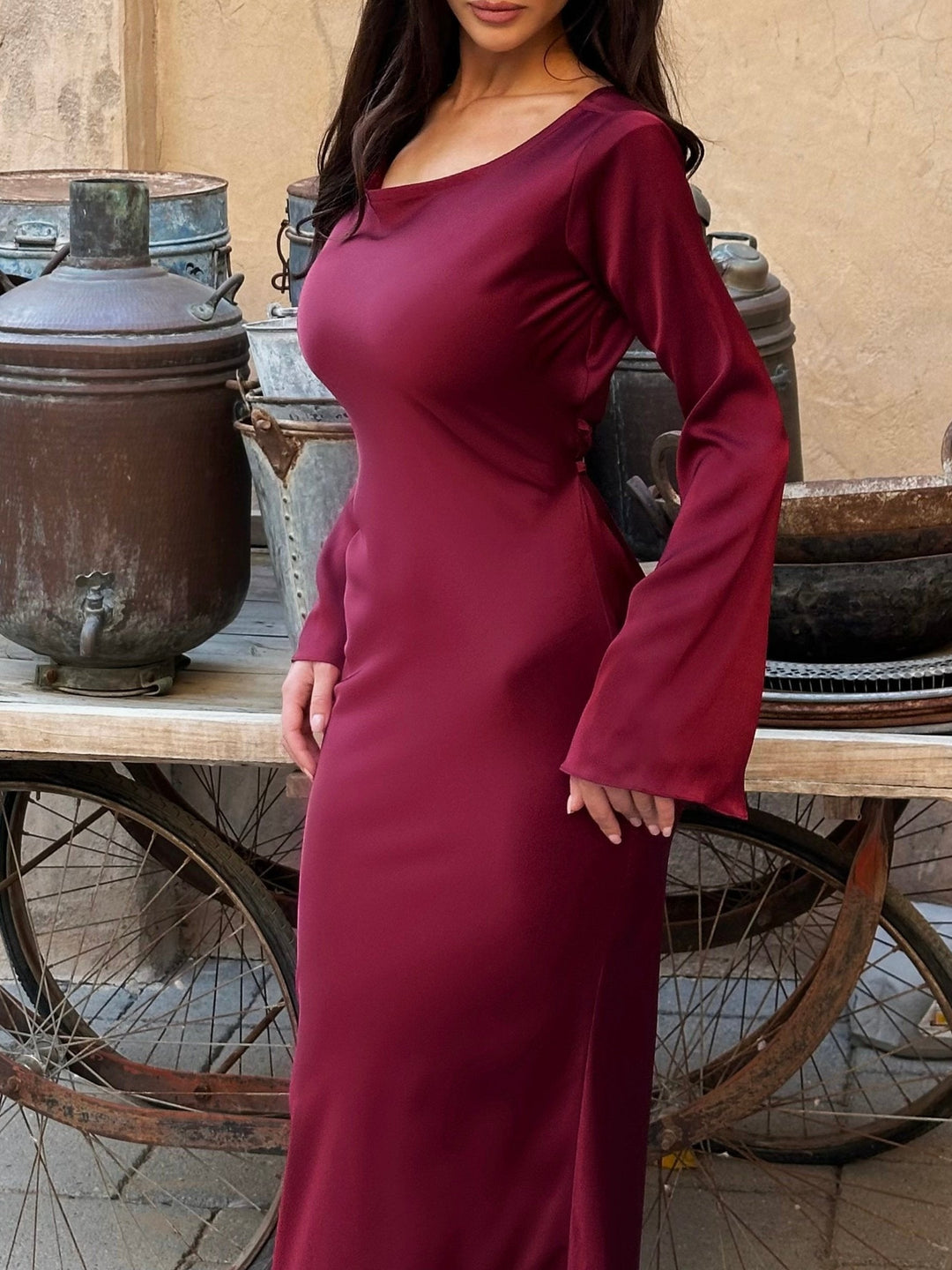 Anika | Long Sleeve Maxi Dress