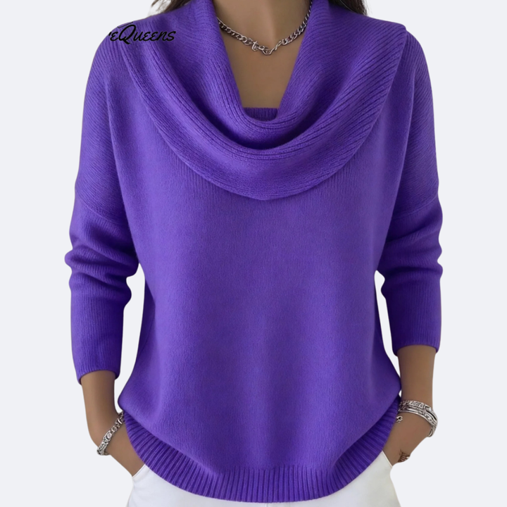 Giulia | Cozy Ruffle-Neck Sweater