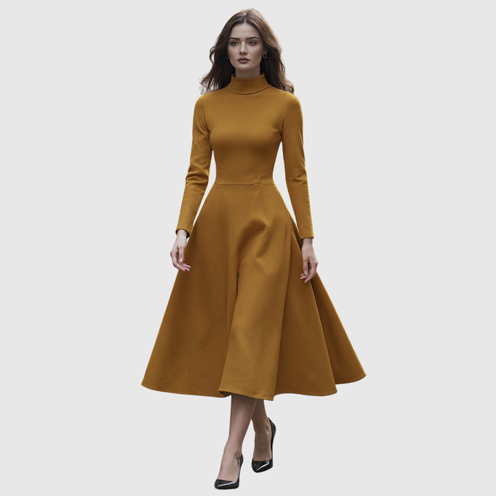 Lillie | High-Neck A-Line Dress