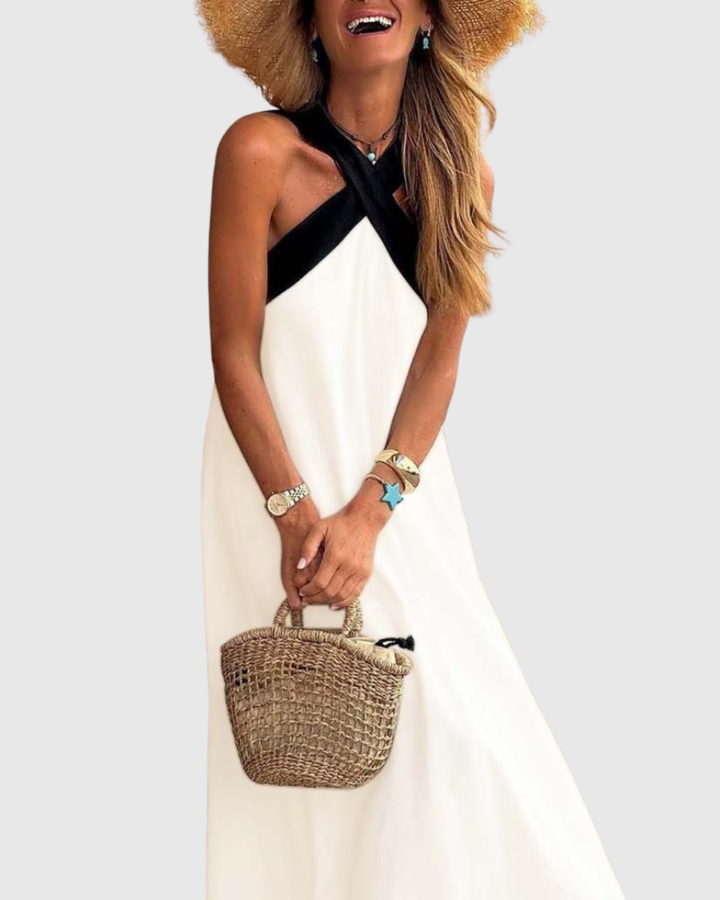 Orella | Cross-Neck Summer Dress