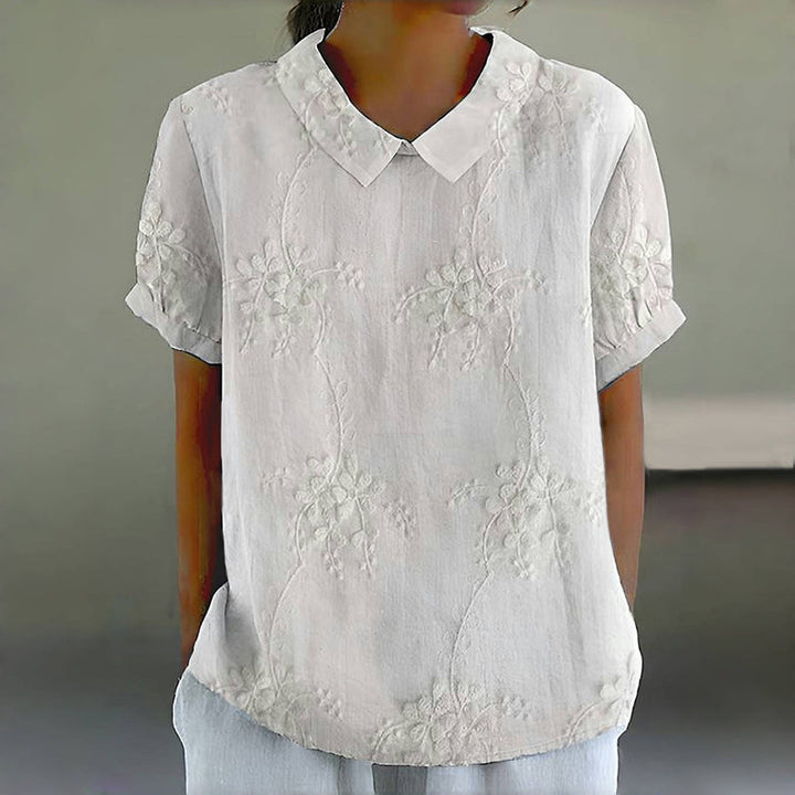 Sofia | Floral Collar Blouse
