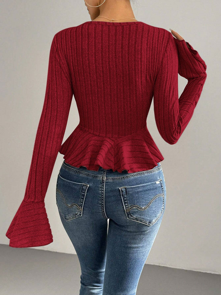 Clover | Elegant Ruffle Top