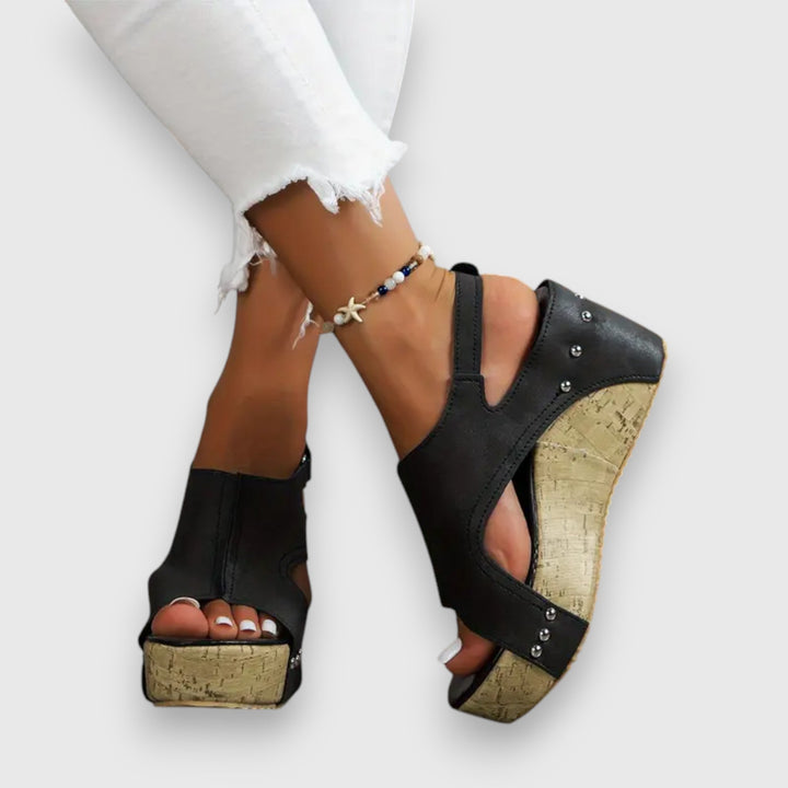 Mia | Retro Platform Sandals