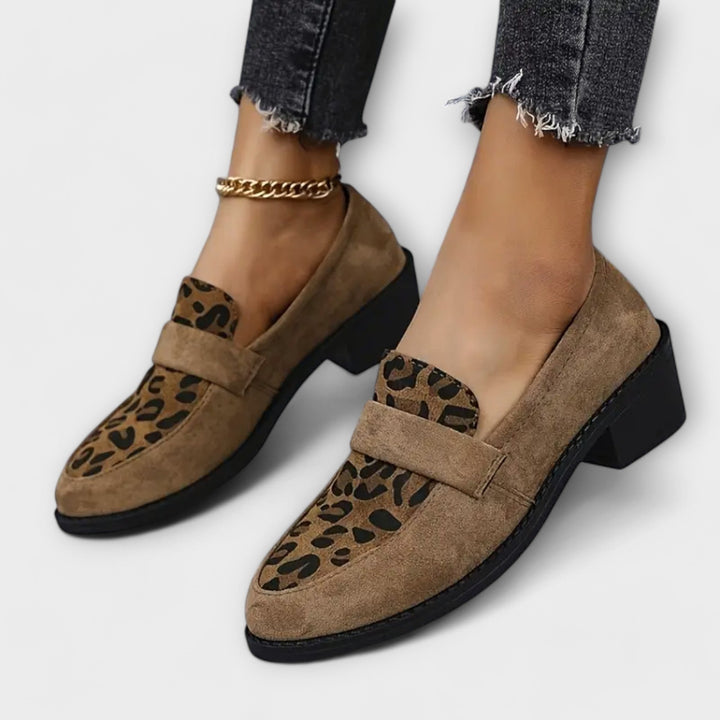 Karla | Leopard Print Loafers