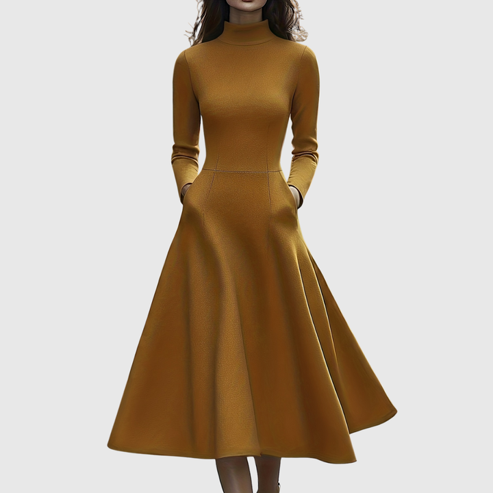 Lillie | High-Neck A-Line Dress