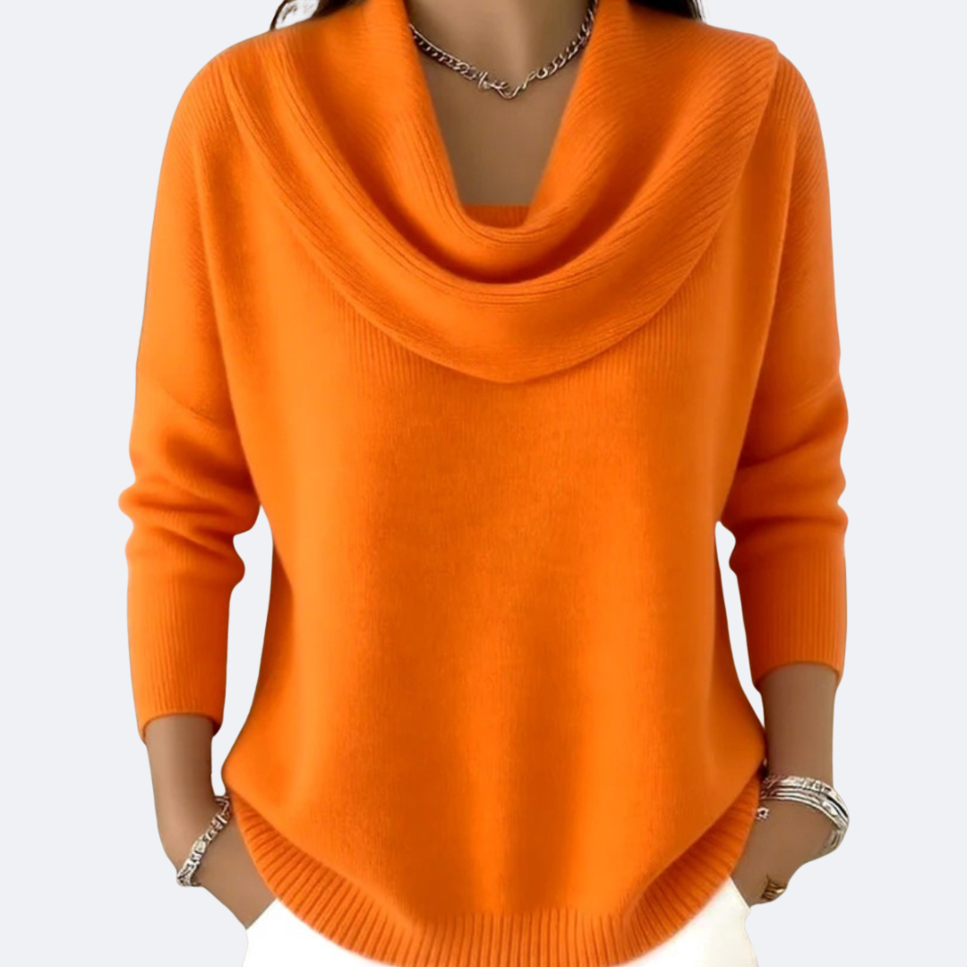 Giulia | Cozy Ruffle-Neck Sweater