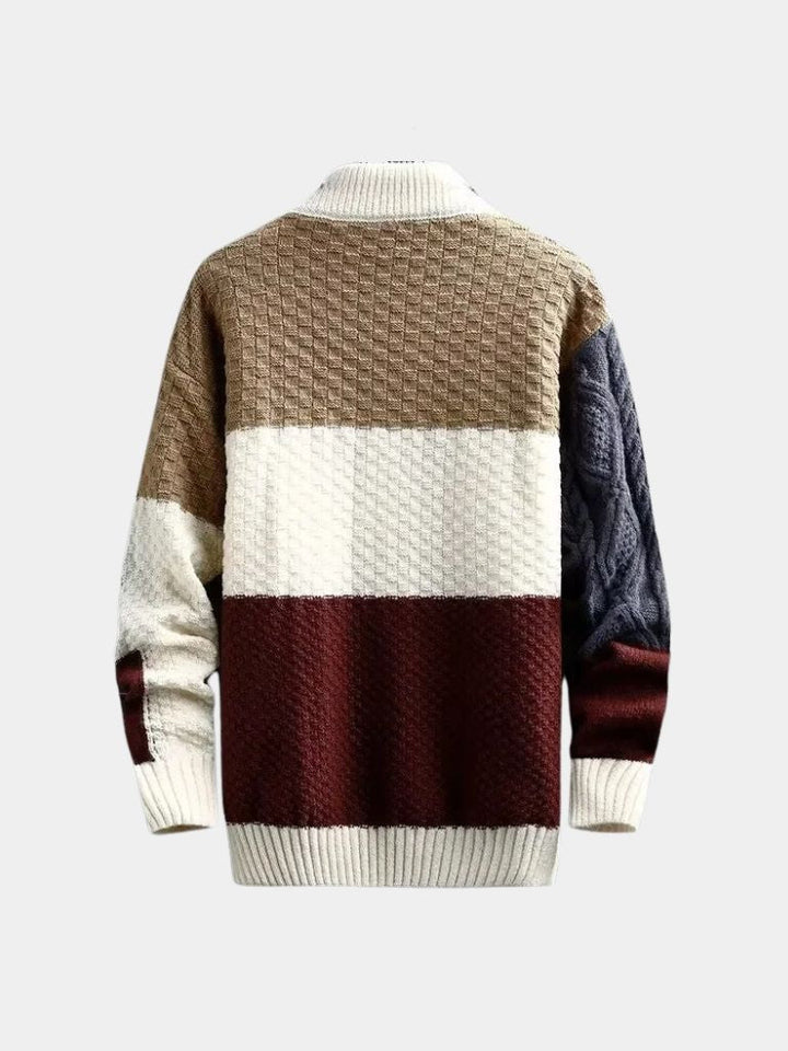 Valerio | Mosaic Artisan Knit Sweater