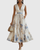 Zavelle | Pleated Floral Maxi Dress