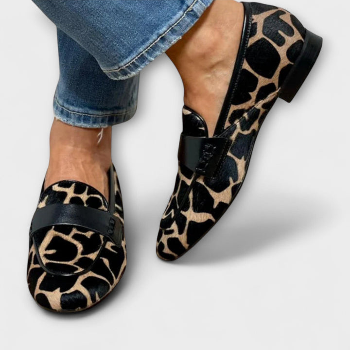 Virella | Statement Leopard Loafers