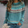 Peyton | Sweatshirt with Retro Wave Pattern