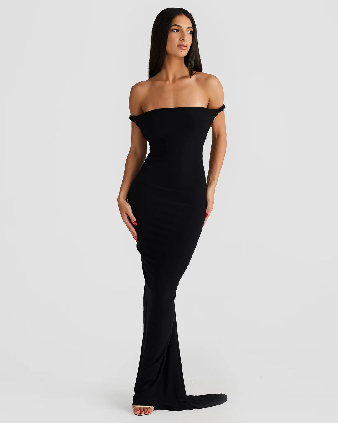 Alina | Silhouette-Shaping Evening Dress - Black