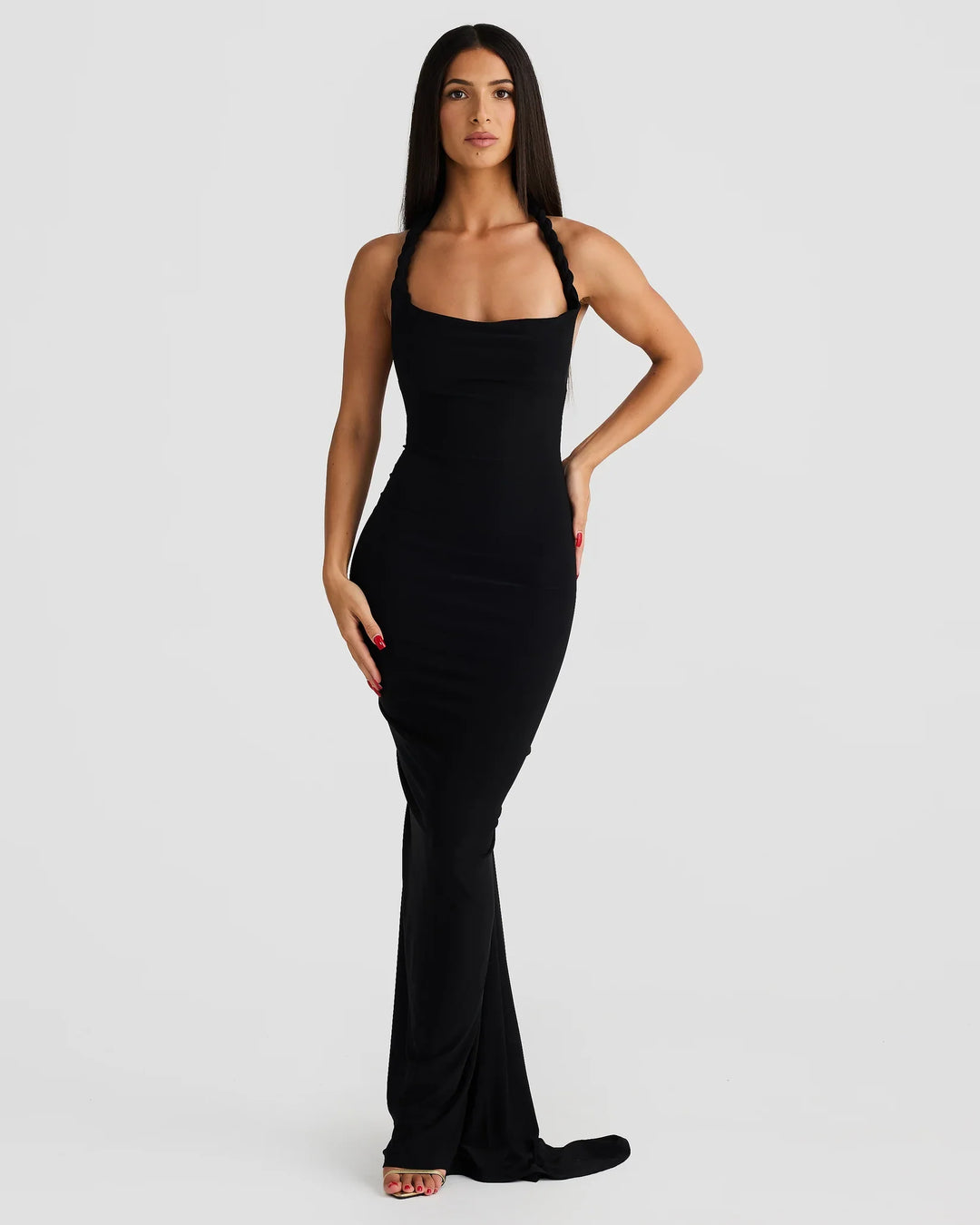 Alina | Silhouette-Shaping Evening Dress - Black
