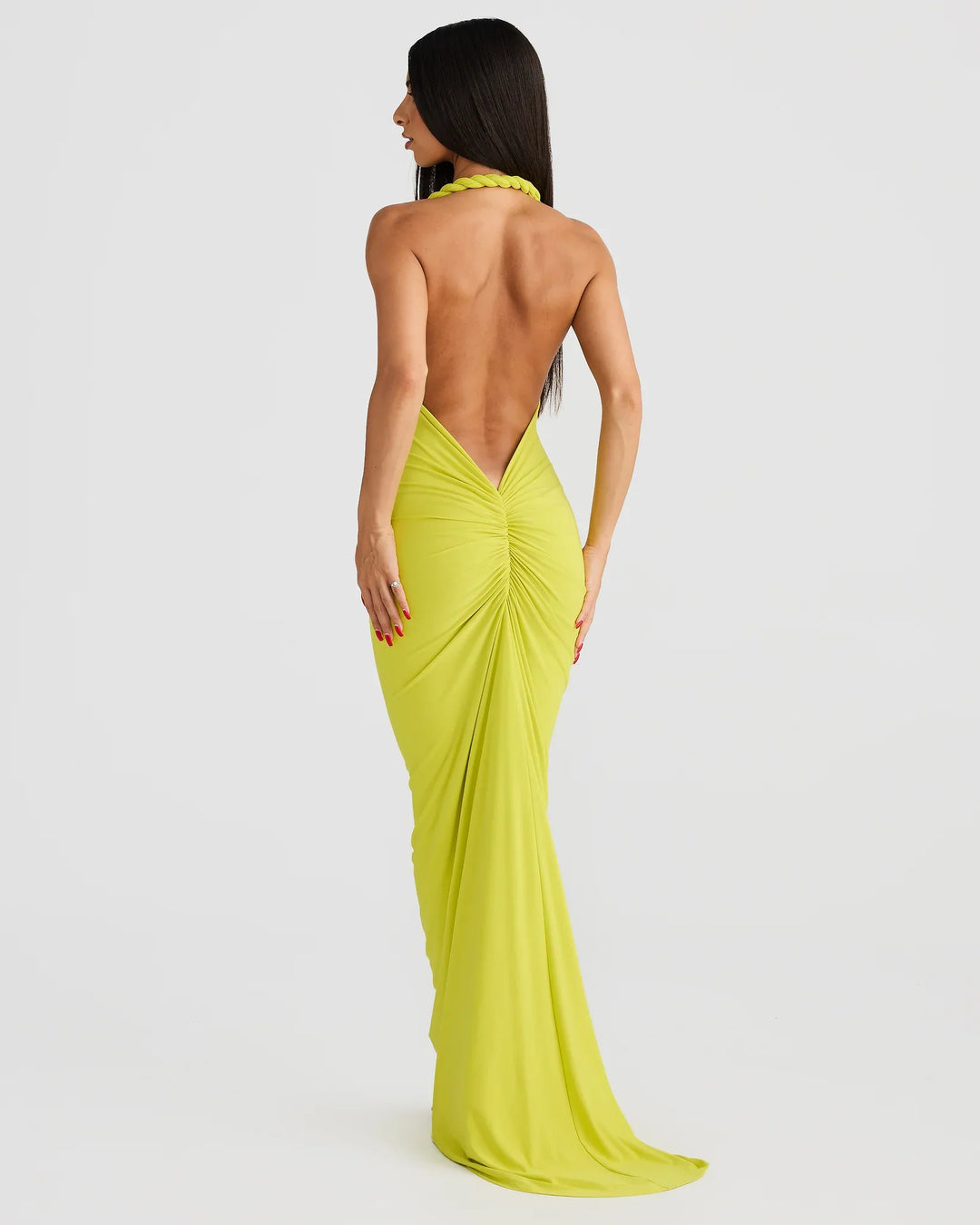 Alina | Silhouette Shaping Evening Dress - Yellow
