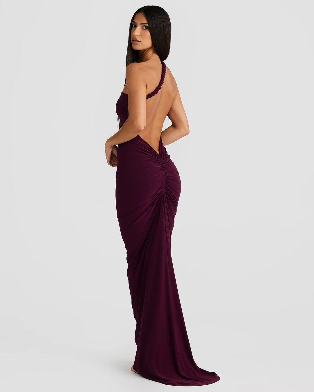 Alina | Silhouette-Shaping Evening Dress - Mulberry