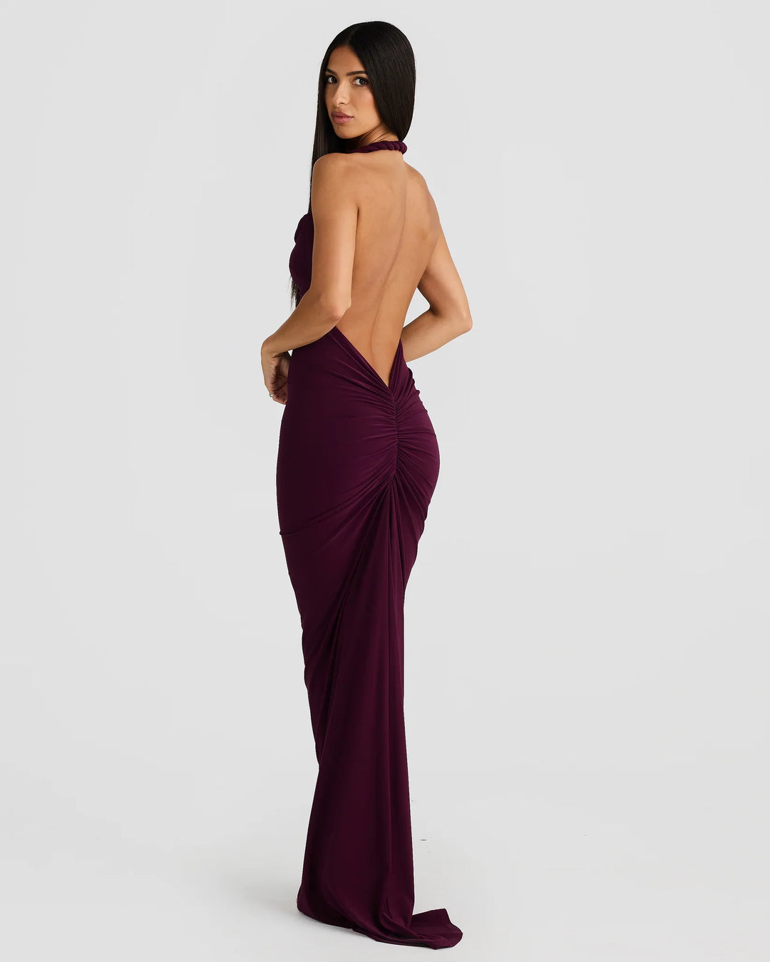 Alina | Silhouette-Shaping Evening Dress - Mulberry