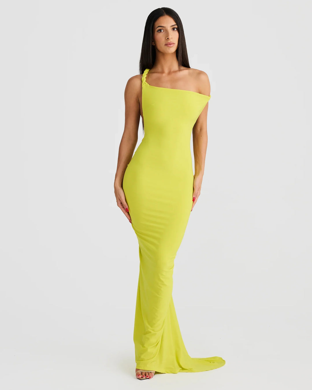 Alina | Silhouette Shaping Evening Dress - Yellow