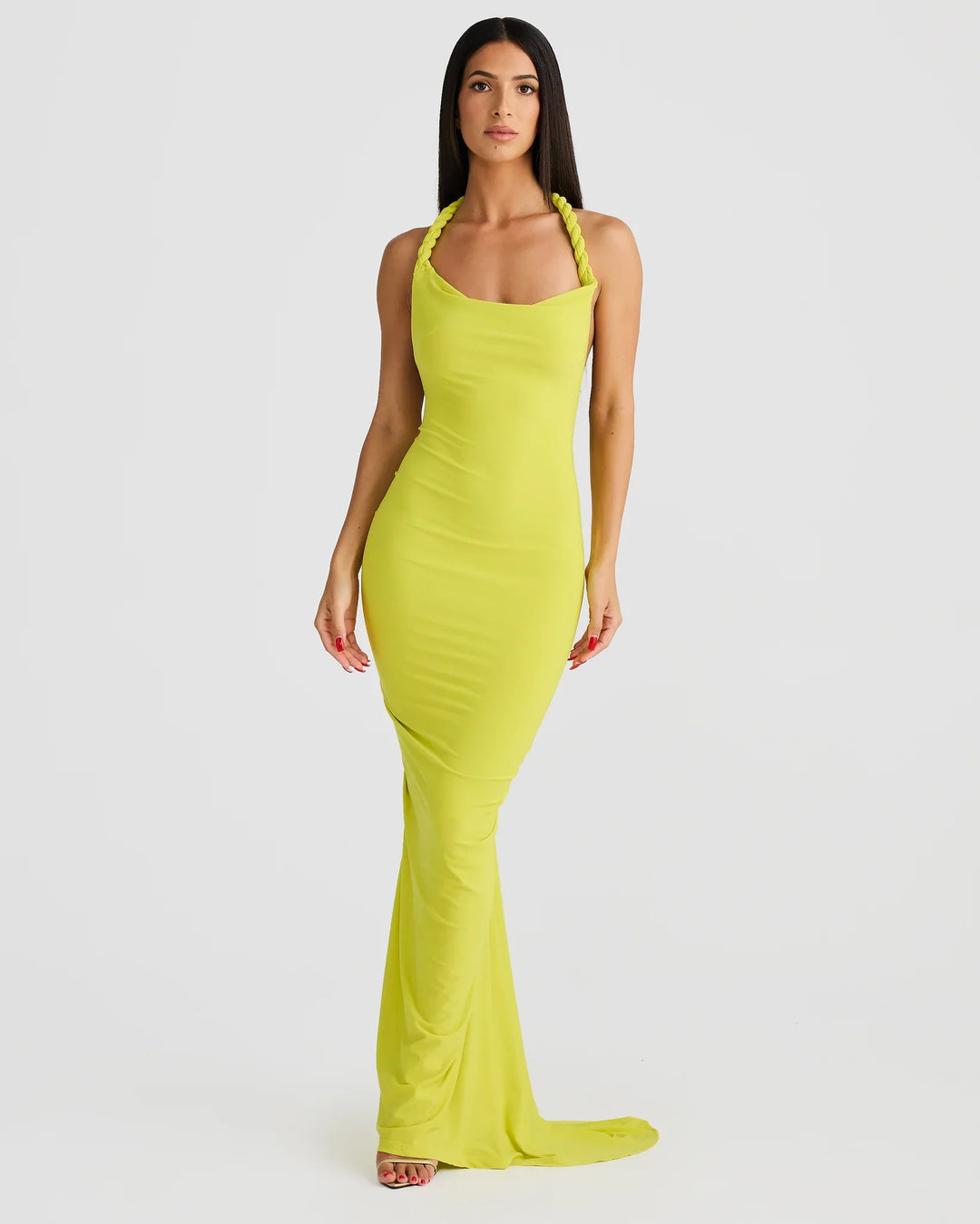 Alina | Silhouette Shaping Evening Dress - Yellow