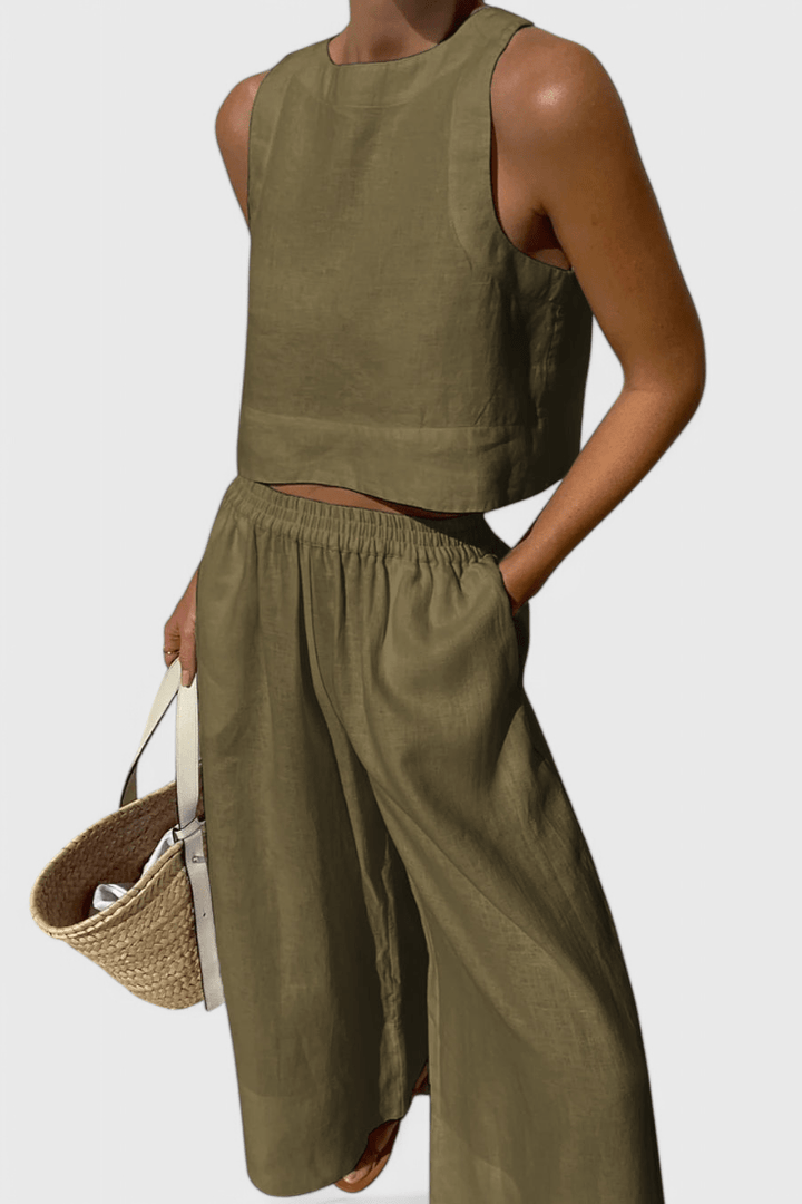 Avelina | Minimalist Linen Set