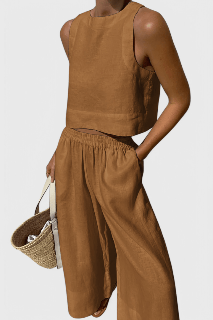 Avelina | Minimalist Linen Set