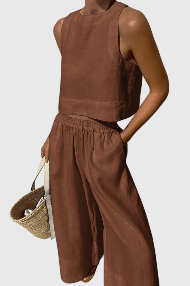 Avelina | Minimalist Linen Set