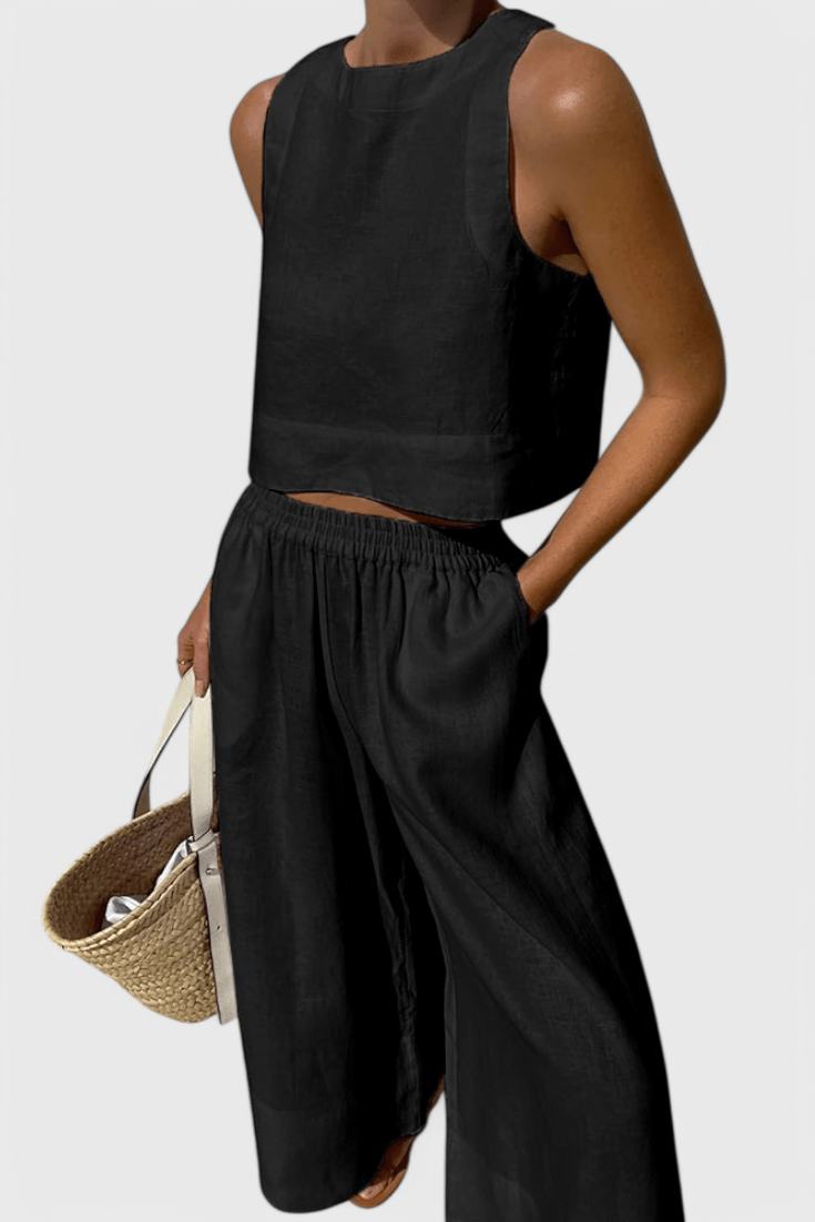 Avelina | Minimalist Linen Set
