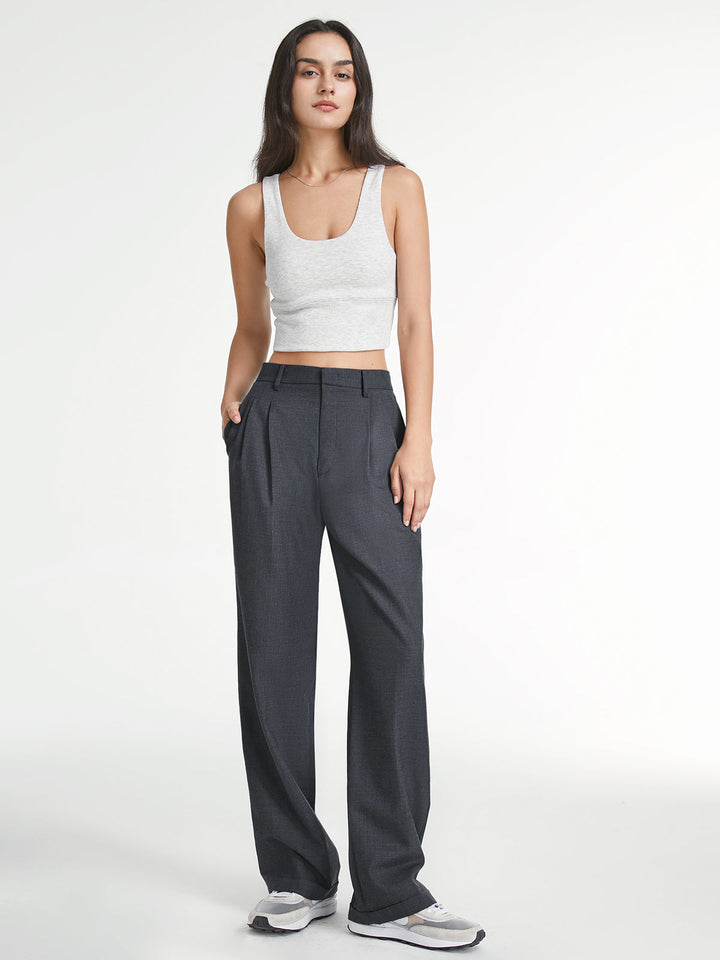 Amira - Tailored Wide-Leg Trousers