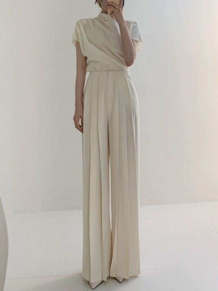 Marlene | High-Waisted Pleated Trousers