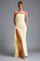 Belladonna | Strapless Ruched Maxi Dress - Lemon