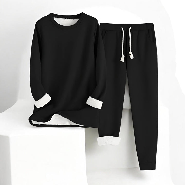 Mia | Fleece Thermal Lounge Set