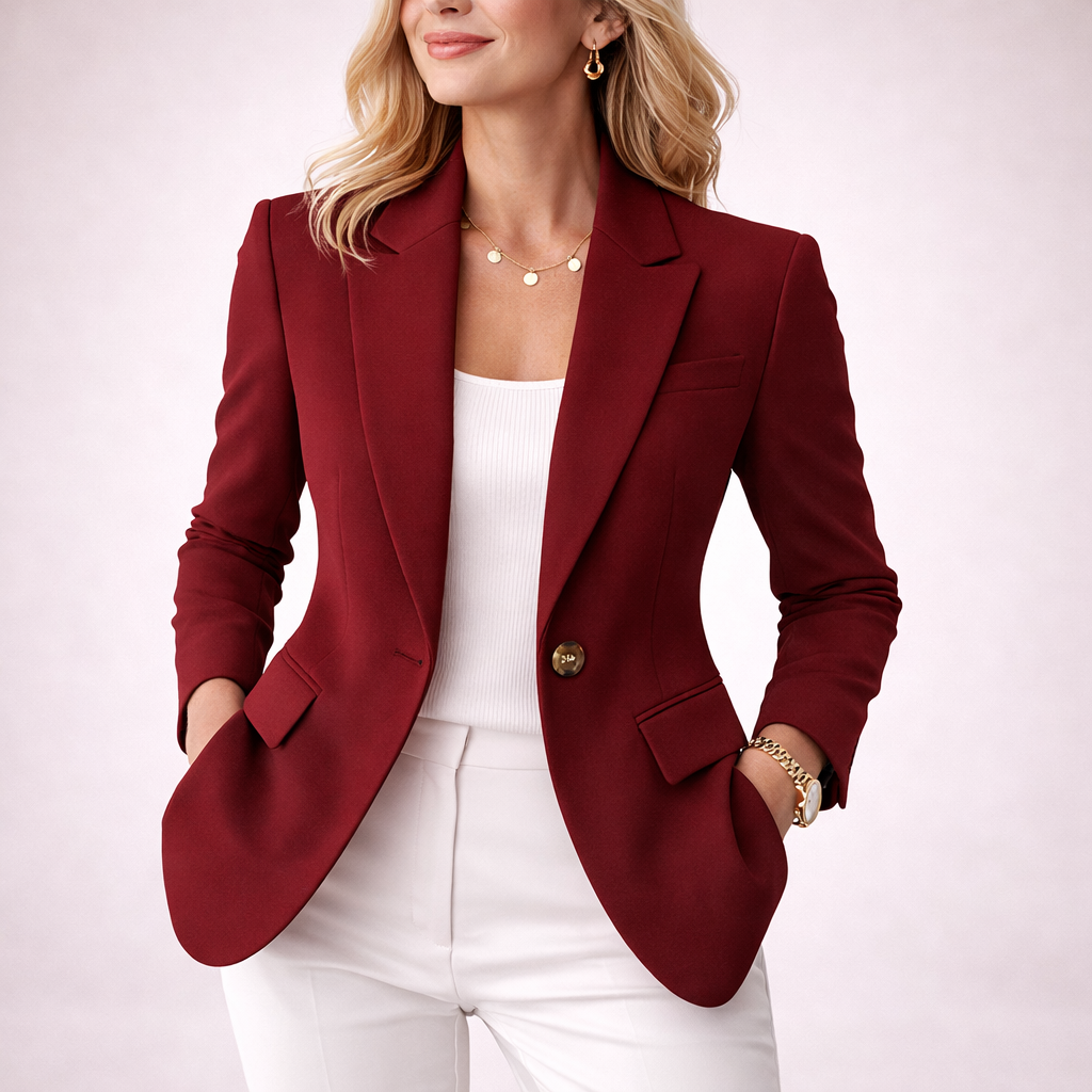 Jill | Classic Single Button Blazer