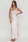 Sitara | Satin Maxi Dress - Blush