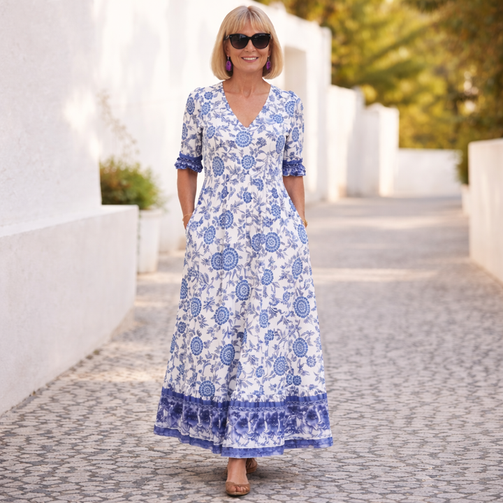 Elora | Elegant Floral Dress