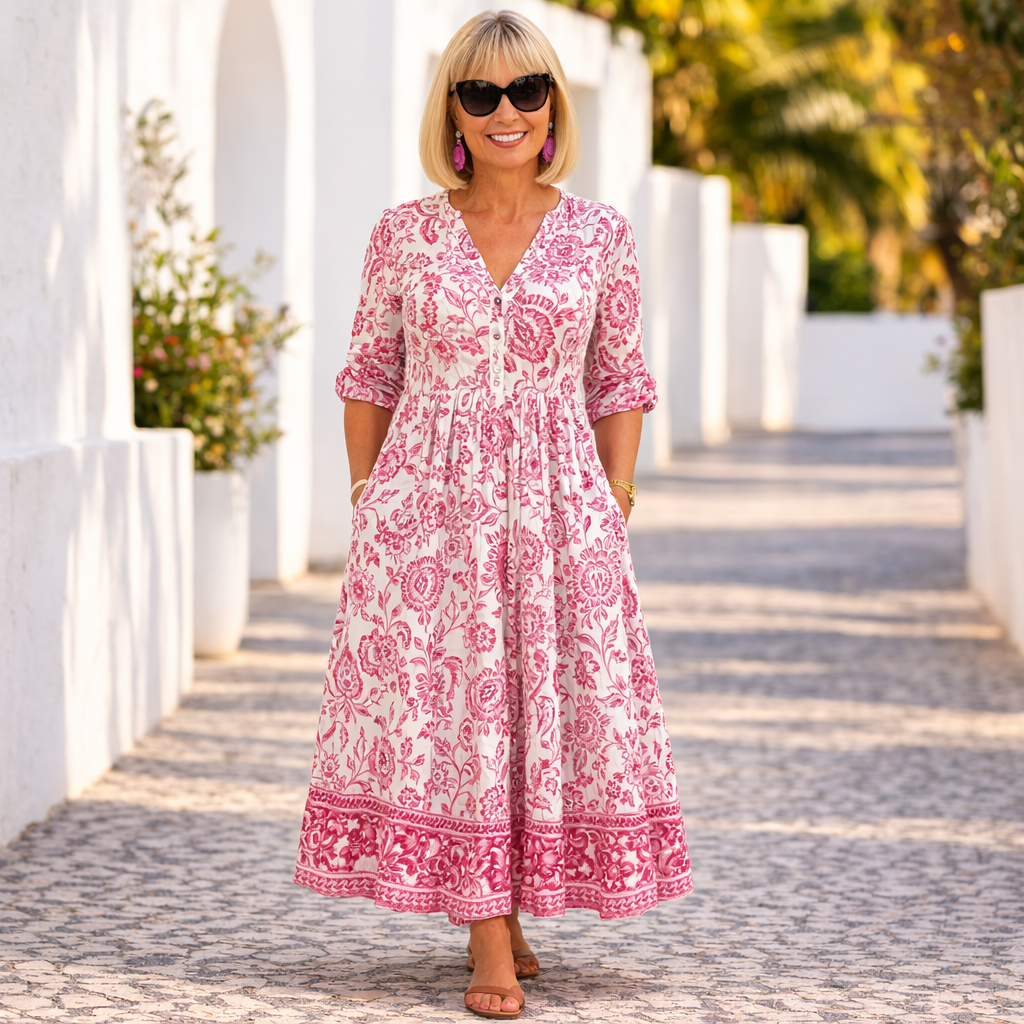 Elora | Elegant Floral Dress