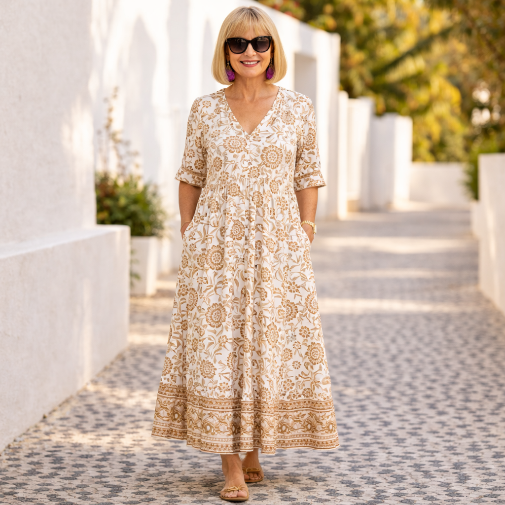 Elora | Elegant Floral Dress