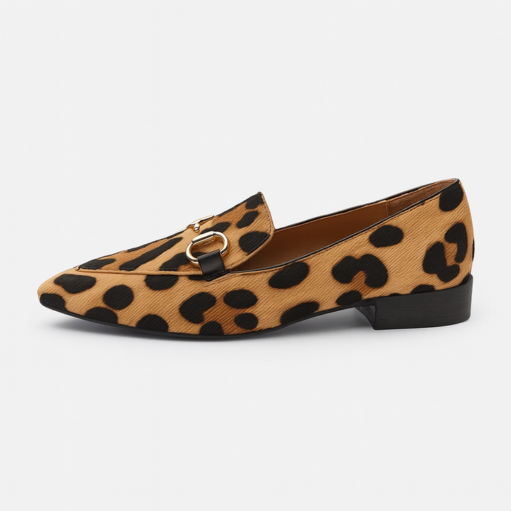 Olivia | Animal Print Statement Loafers