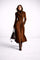 Nathaly | Suede Leather Trench Coat