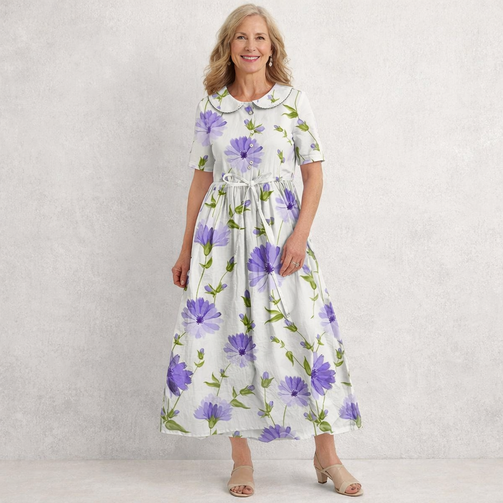 Violet | Floral Maxi Dress