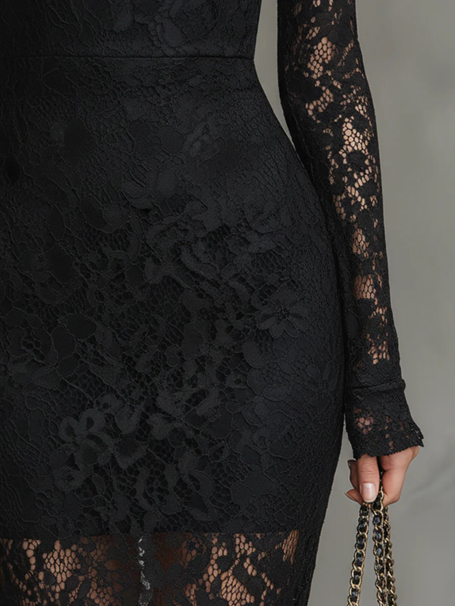 Veronika | Elegant Lace Maxi Dress