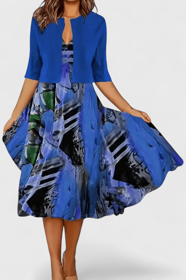 Estrella | Blazer Midi Dress Set