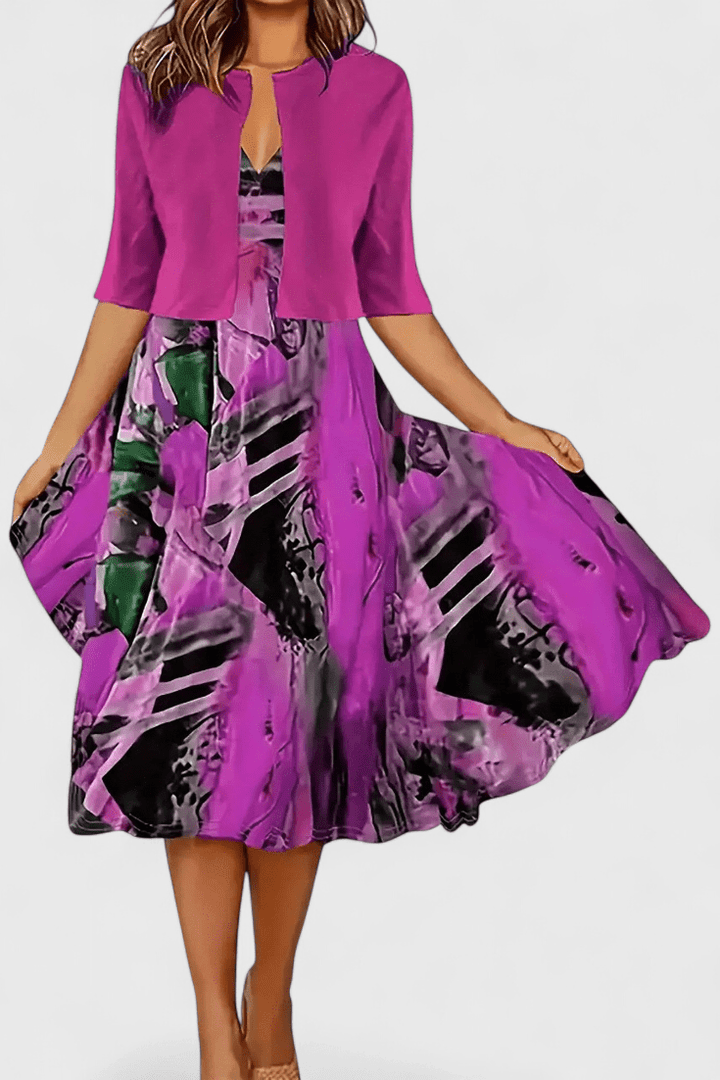 Estrella | Blazer Midi Dress Set