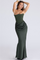Persephone | Corset Satin Maxi Dress