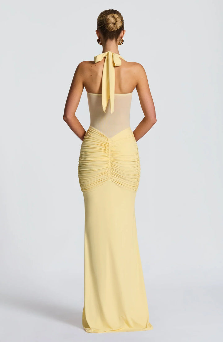 Gala | Siren Hourglass Dress - Butter Yellow