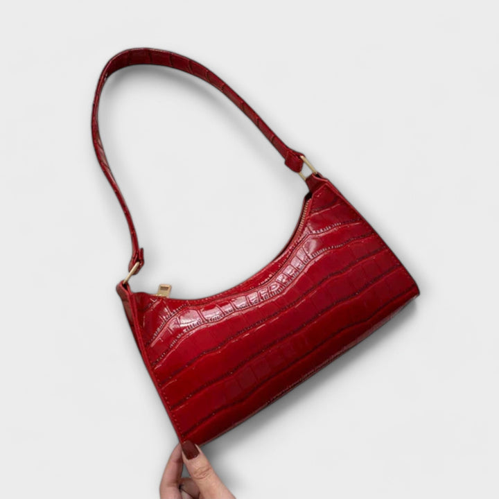 Veloria | Shiny Leather Bag