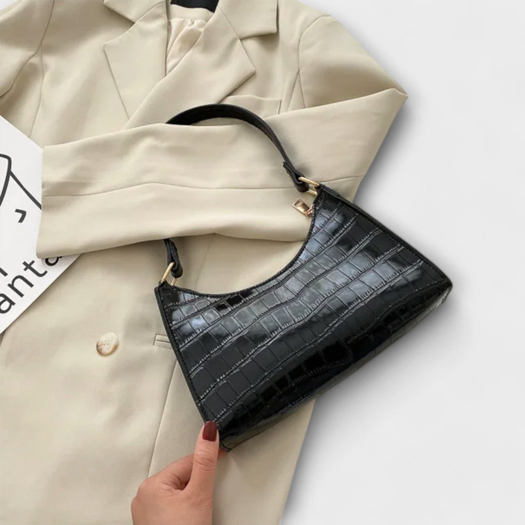 Veloria | Shiny Leather Bag