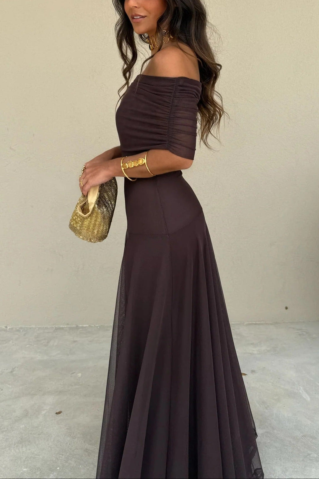 Aurélie | One-Shoulder Maxi Dress