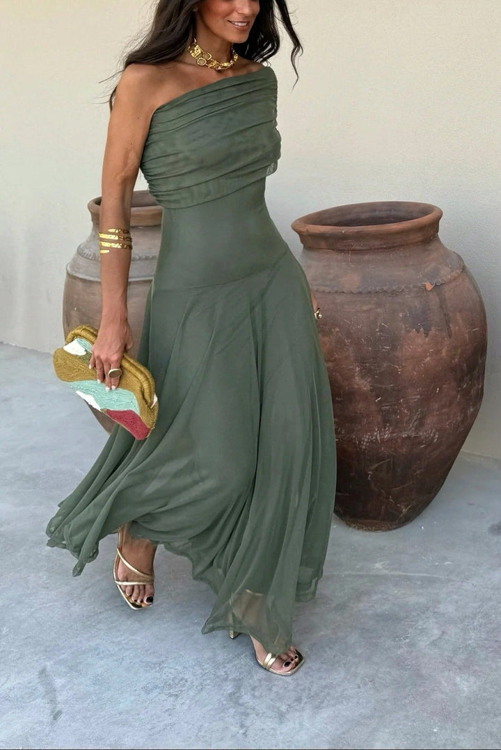Aurélie | One-Shoulder Maxi Dress